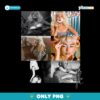 Sabrina Carpenter Vintage Collage Retro Graphic PNG
