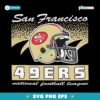 San Francisco 49Ers Historic Waver Football Helmet SVG