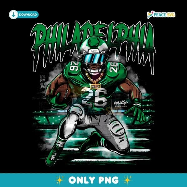 Saquon Barkley Philadelphia Eagles Two Six Football PNG