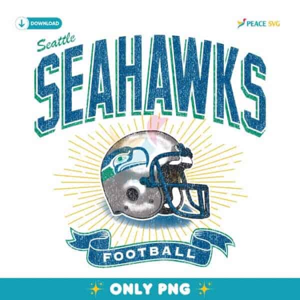 Seattle Seahawks Historic Prime Football Helmet PNG
