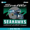 Seattle Seahawks Historic Waver Football Helmet SVG