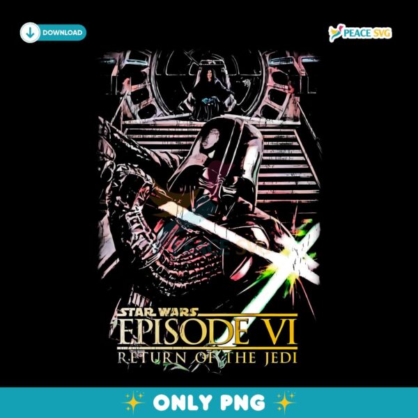 Star Wars Return Of The Jedi Episode Vi Vintage Darth Vader Luke Skywalker PNG