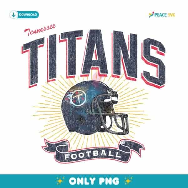 Tennessee Titans Historic Prime Football Helmet PNG
