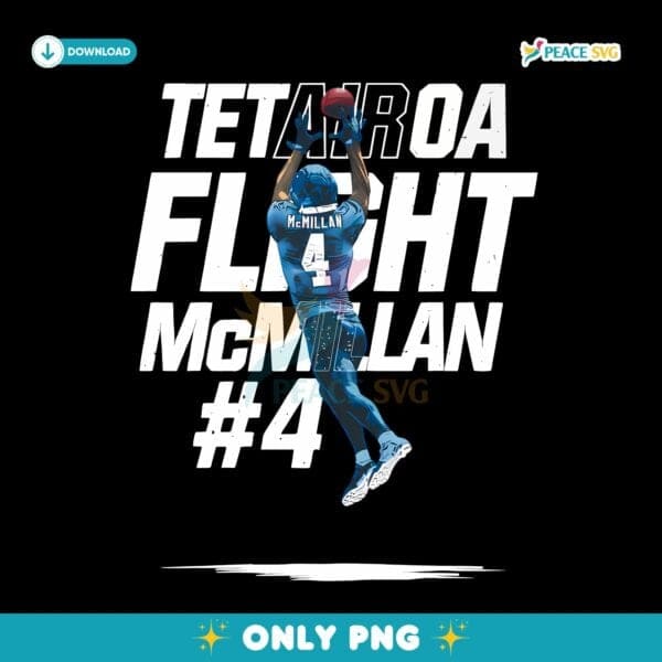 Tetairoa Mcmillan Carolina Flight PNG