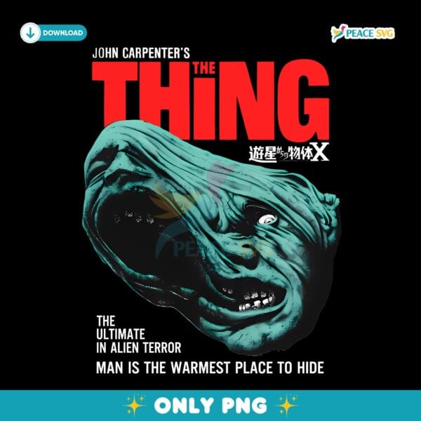 The Thing John Carpenter Cult Classic Horror Movie PNG