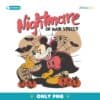 Vintage Disney Mickey Mouse Nightmare On Main Street Halloween Pumpkin PNG