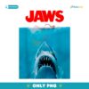 Vintage Jaws Movie Poster Shark Attack Classic PNG