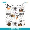 Vintage Winnie The Pooh And Friends Halloween Pumpkins Bows PNG