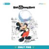 Walt Disney World Vintage Mickey Disney Trip Matching PNG