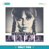 Wednesday Addams Season 2 Retro Gothic Themed PNG