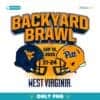West Virginia Football Backyard Brawl Champs PNG