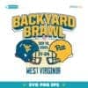 West Virginia Football Backyard Brawl Champs SVG