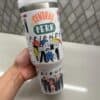Colorful Friends and Coffee SVG Design for Cups.