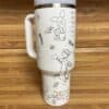 Cute Peace SVG mug featuring playful animal drawings and motivational text.