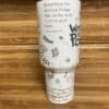 Inspirational Winnie the Pooh quote tumbler with cute characters and design.