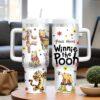 Custom Winnie the Pooh 40oz Tumbler with Handle Bear Cub Pooh Christmas Gift Tumbler - Image 5