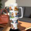 Personalized Winnie the Pooh 40oz Tumbler with Handle Original Pooh Bear Cup Christmas Gift Tumbler - Image 4