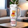 Custom Winnie the Pooh Tumbler: Classic Pooh Inspired 40oz Metal Cup - Image 3