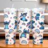 Personalized Blue Alien Tumbler Cup: Engraved Name Gift - Image 2