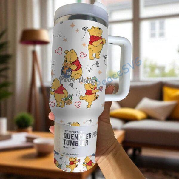 Alternative view of Personalized Winnie the Pooh Tumbler: Classic Pooh Stainless Steel Cup