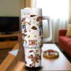 Custom Disney Toy Story Woody 40oz Tumbler Personalized With Handle Straw Disney Characters Christmas Gift Tumbler