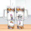Custom Daisy Duck 40oz Tumbler: Stainless Steel Cup for Women - Image 5