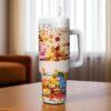 Personalized Winnie the Pooh Tumbler: Classic Pooh Inspired 40oz Metal Cup - Image 3