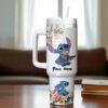 Personalized Stitch 40oz Tumbler: Stainless Steel Engraved Cup - Image 3