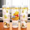 Custom Winnie the Pooh Tumbler 40oz, Disney Pooh Stainless Tumbler, Pooh Honey Tumbler Cup, Cartoon Movie Tumbler With Handle