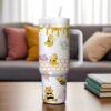 Custom Winnie the Pooh Tumbler 40oz, Disney Pooh Stainless Tumbler, Pooh Honey Tumbler Cup, Cartoon Movie Tumbler With Handle - Image 2