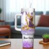 Custom Disney Rapunzel Tumbler 40oz Custom Princess Tangled Stainless Cup Gift for Her - Image 4