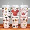 Personalized Christmas Mickey And Friends 40oz Tumbler, Christmas 40 oz Tumbler, Disney Christmas Gifts Tumbler - Image 2
