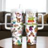 Personalized Toy Story Tumbler 40oz, Disney Woody Buzz Jessie Water Tumbler, Pixar Toy Story Insulated Tumbler - Image 4