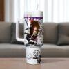 Custom Nightmare Before Christmas 40oz Tumbler Jack and Sally Insulated Cup Horror Movie Halloween Gift - Image 2
