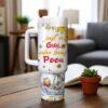 Personalized Just A Girl Who Loves Pooh Tumbler 40 Oz, Disney Winnie The Pooh Coffee Tumbler, Movie Cartoon Tumbler, Disneyworld Cup
