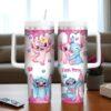 Personalized  Lilo And Stitch Tumbler 40oz, Stitch And Angel Tumbler, Lilo And Stitch Tumbler, Angel Tumbler, Disney Cartoon Tumbler - Image 4