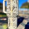 Stylish peace-themed design for mugs and apparel.
