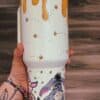 Colorful tumbler with honey dripping and bee illustrations, perfect for Peace SVG collection.