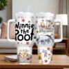Personalized Winnie the Pooh Tumbler: Classic Pooh Inspired 40oz Metal Cup - Image 4