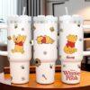 Custom Winnie the Pooh Tumbler: Classic Pooh Inspired 40oz Metal Cup - Image 2