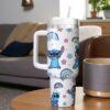 Personalized Blue Alien Tumbler Cup: Engraved Name Gift - Image 4