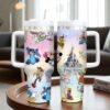 Custom Mickey Mouse and Friends Tumbler Disney Princess 40oz Tumbler Stitch Cartoon Cup Magic Kingdom Stainless Steel Handle Tumbler - Image 5