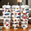 Lightning McQueen Tumbler: Custom Rusteze Cars Coffee Cup 40oz - Image 2