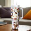 Custom Disney Toy Story Woody 40oz Tumbler Personalized With Handle Straw Disney Characters Christmas Gift Tumbler - Image 3