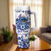 Custom Stitch 40oz Tumbler Disney Lilo and Stitch Stainless Steel Cartoon Cup Stitch Gift for Girls - Image 4