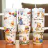 Custom Winnie the Pooh Tumbler Classic Pooh Inspired 40oz Metal Cup