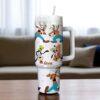 Custom Disney Friends Goofy 40oz Tumbler Colorful Personalized Cup with Handle Disney Characters Tumbler