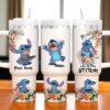Personalized Stitch 40oz Tumbler: Stainless Steel Engraved Cup - Image 2