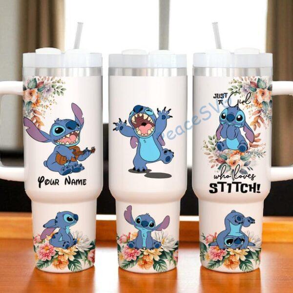 Alternative view of Personalized Stitch 40oz Tumbler: Stainless Steel Engraved Cup