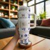 40oz Stitch Tumbler Cup Travel Mug Portable Coffee Cup Engraved Name Student Gift